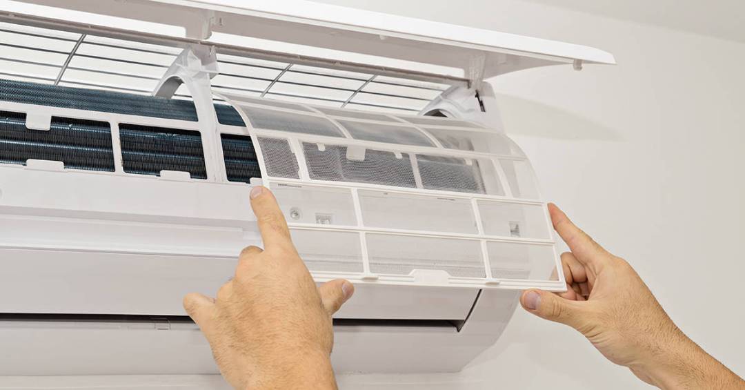 Changing the Filter in the Air Conditioning The Concept of Safe and Healthy Housing Improving Air Quality in Your Home TO WASH YOUR FILTER REGULARLY