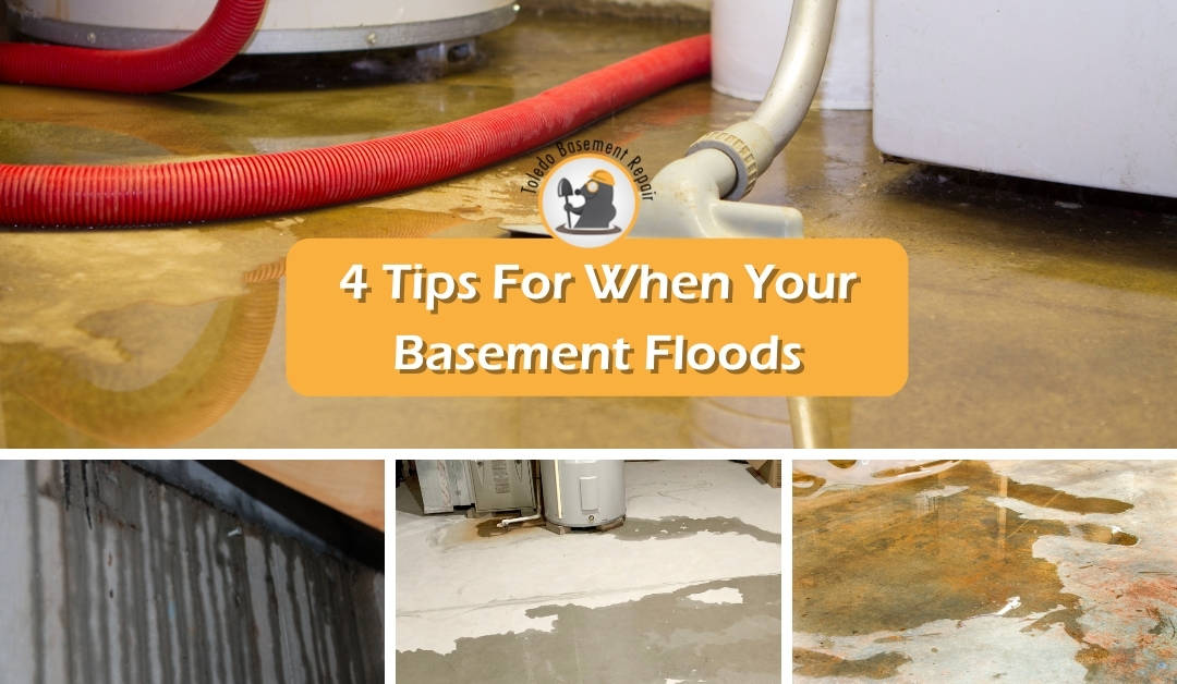 4 Tips To Follow After Your Basement Flooded